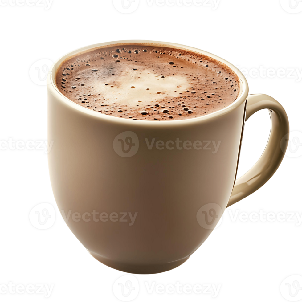Cup of Coffee with Creamy Foam png