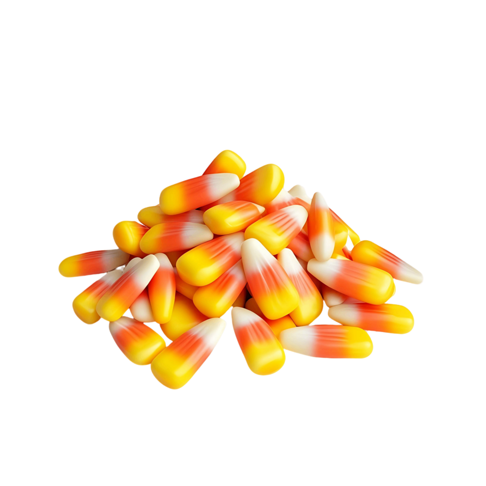 Yellow White Corn Heap Displayed png