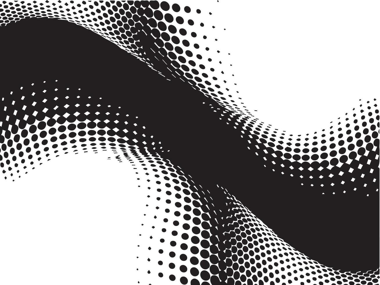 Dynamic abstract wave with dots pattern for textile and wallpaper vector