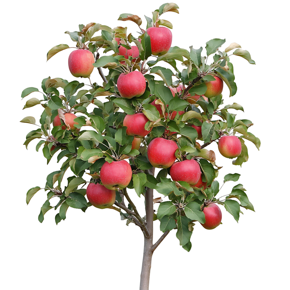 Tree Branches Full of Red Apples png