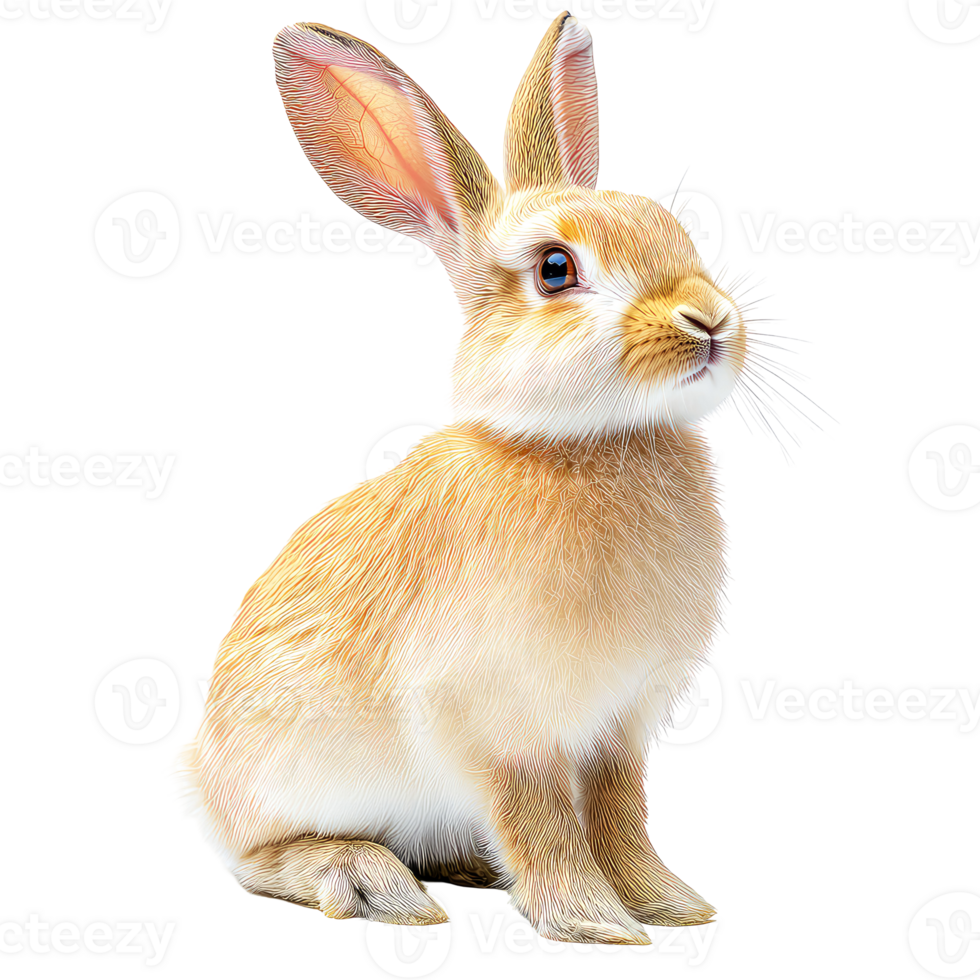 Adorable Fluffy Bunny Rabbit A Close-up png