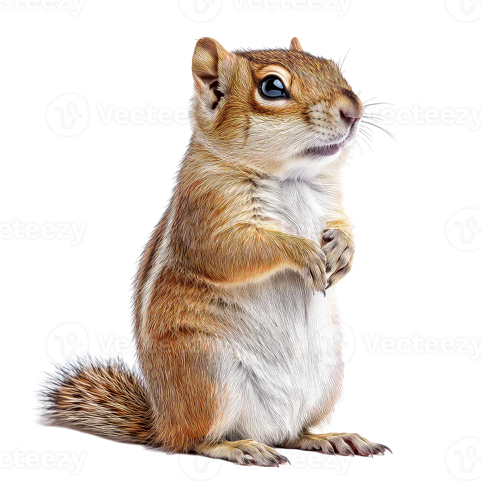 Adorable Chipmunk Closeup A Charming Wildlife Portrait png