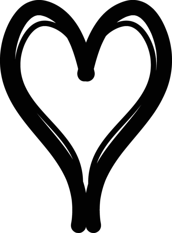 love shape elements vector