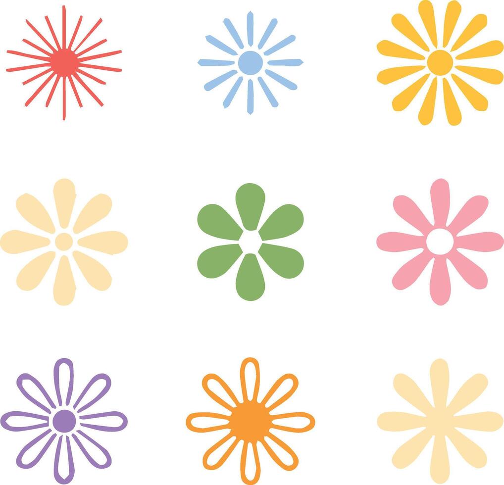 Elegant Flower Collection vector