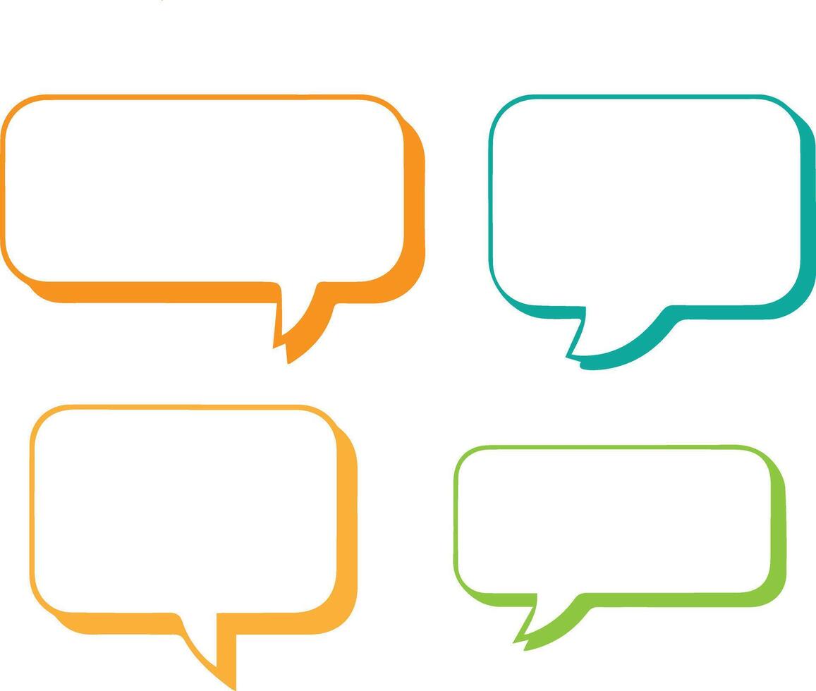 Speech Message Bubble Pack vector