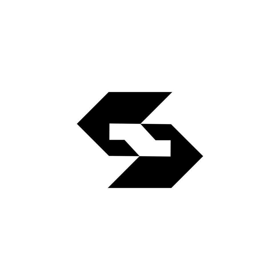 S Letter Logo Template Abstract Monogram Symbol vector