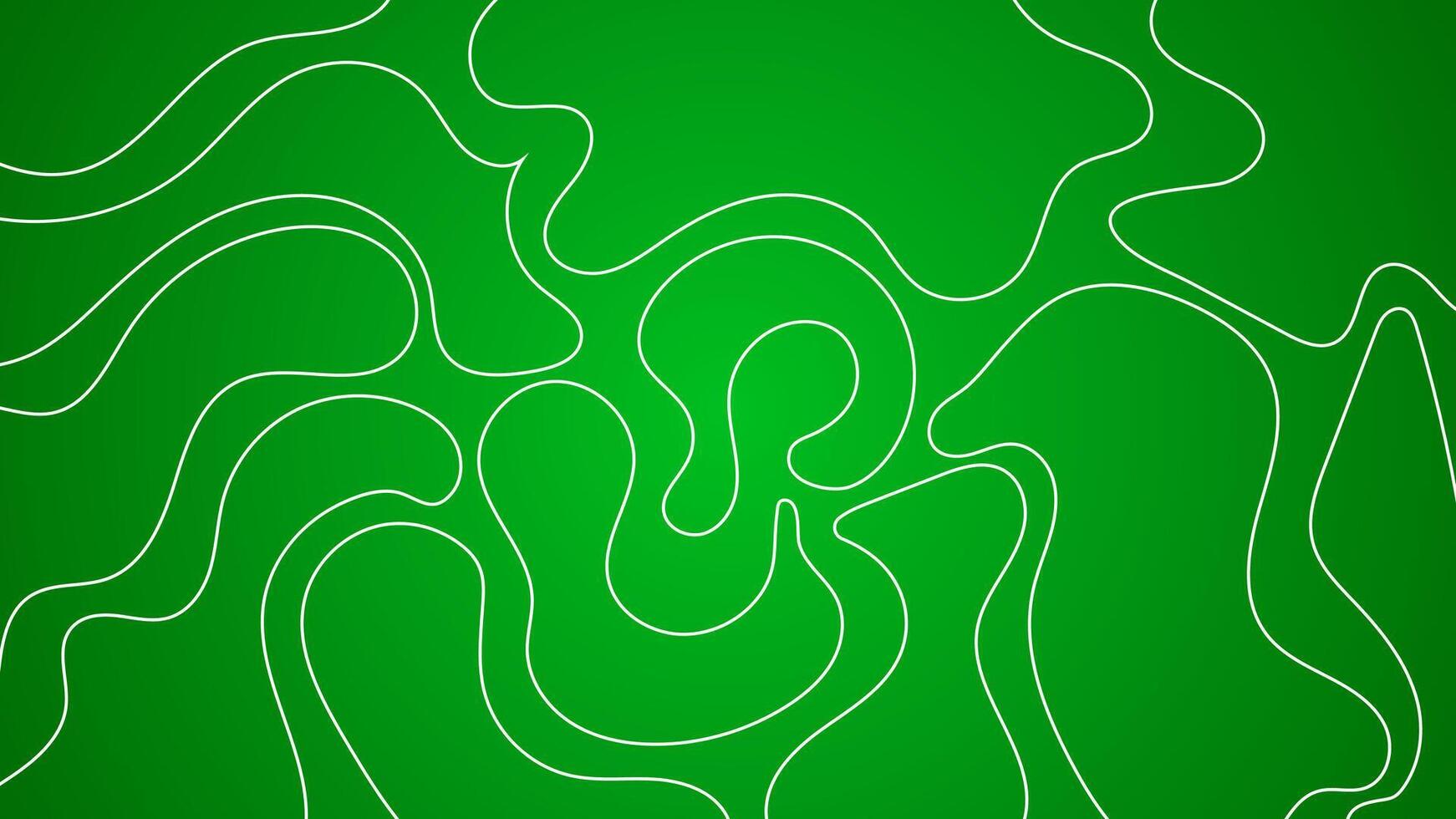 Abstract outline contour topographic design background vector