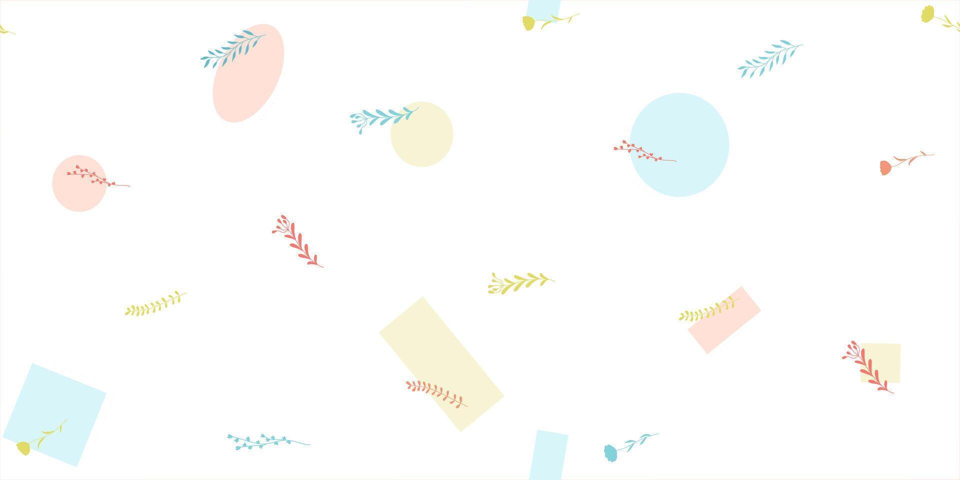 Abstract floral seamless pattern. Bright colors, painting on white background. Meadow flowers. vector