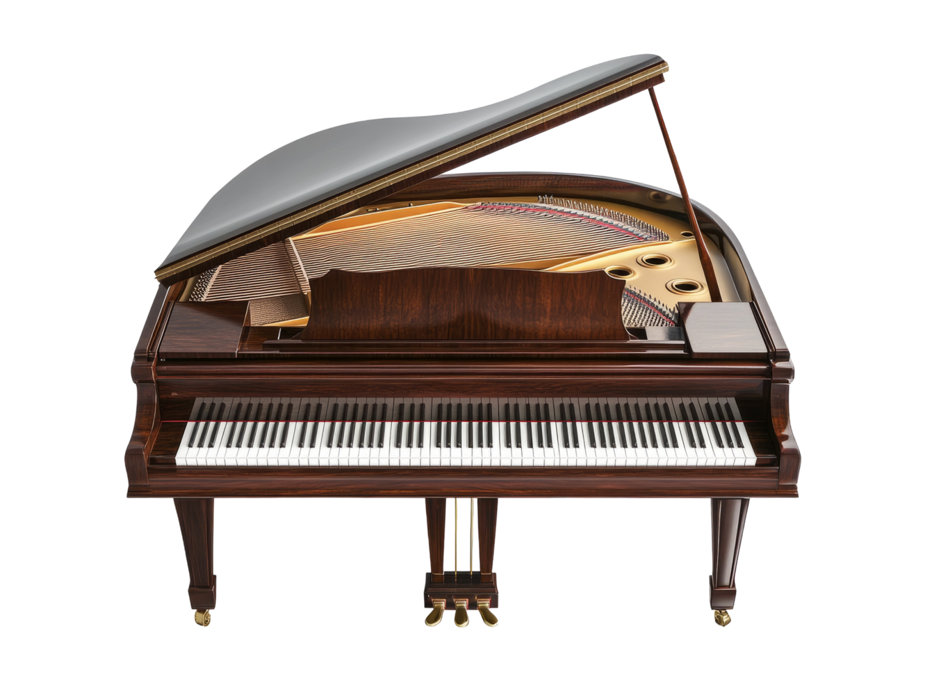 Elegant Grand Piano A Musical Masterpiece png