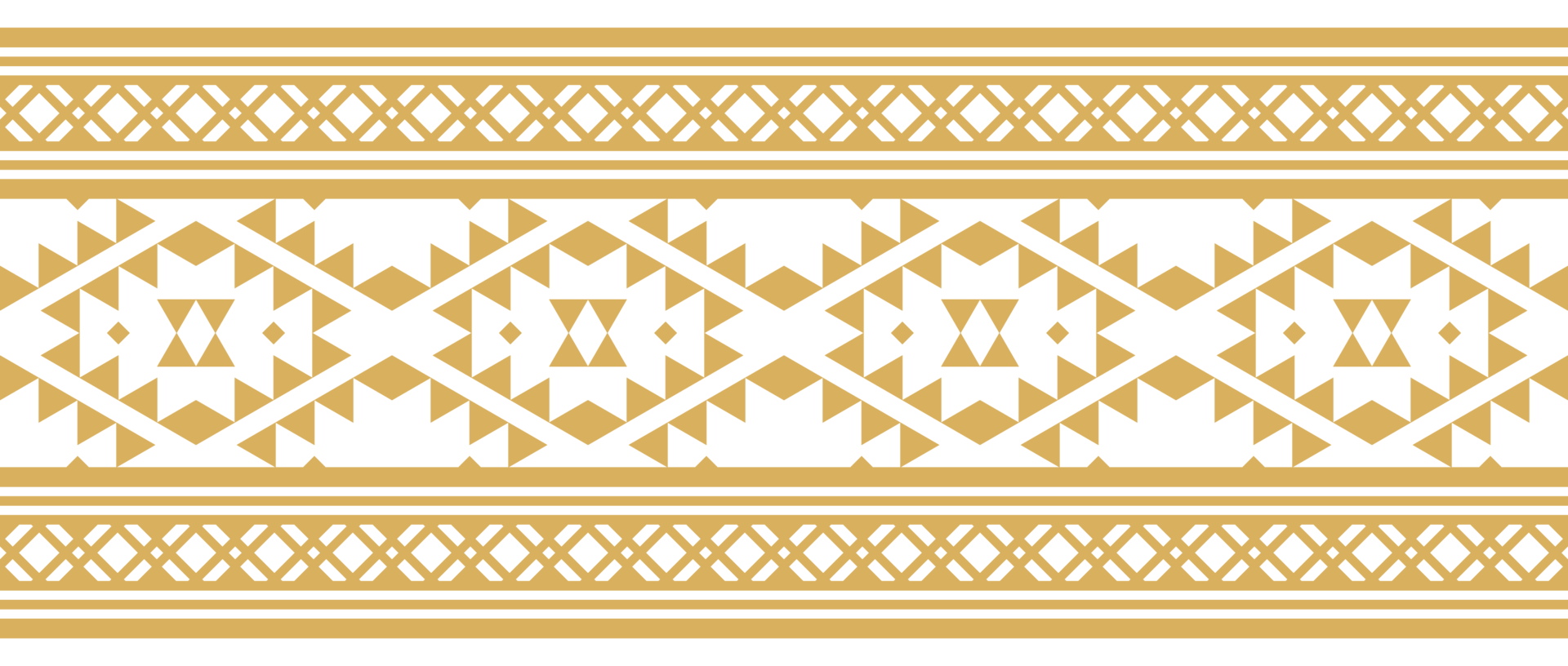 Ethnic Aztec Geometric Pattern with Decorative Stripe Border and Texture Style. png
