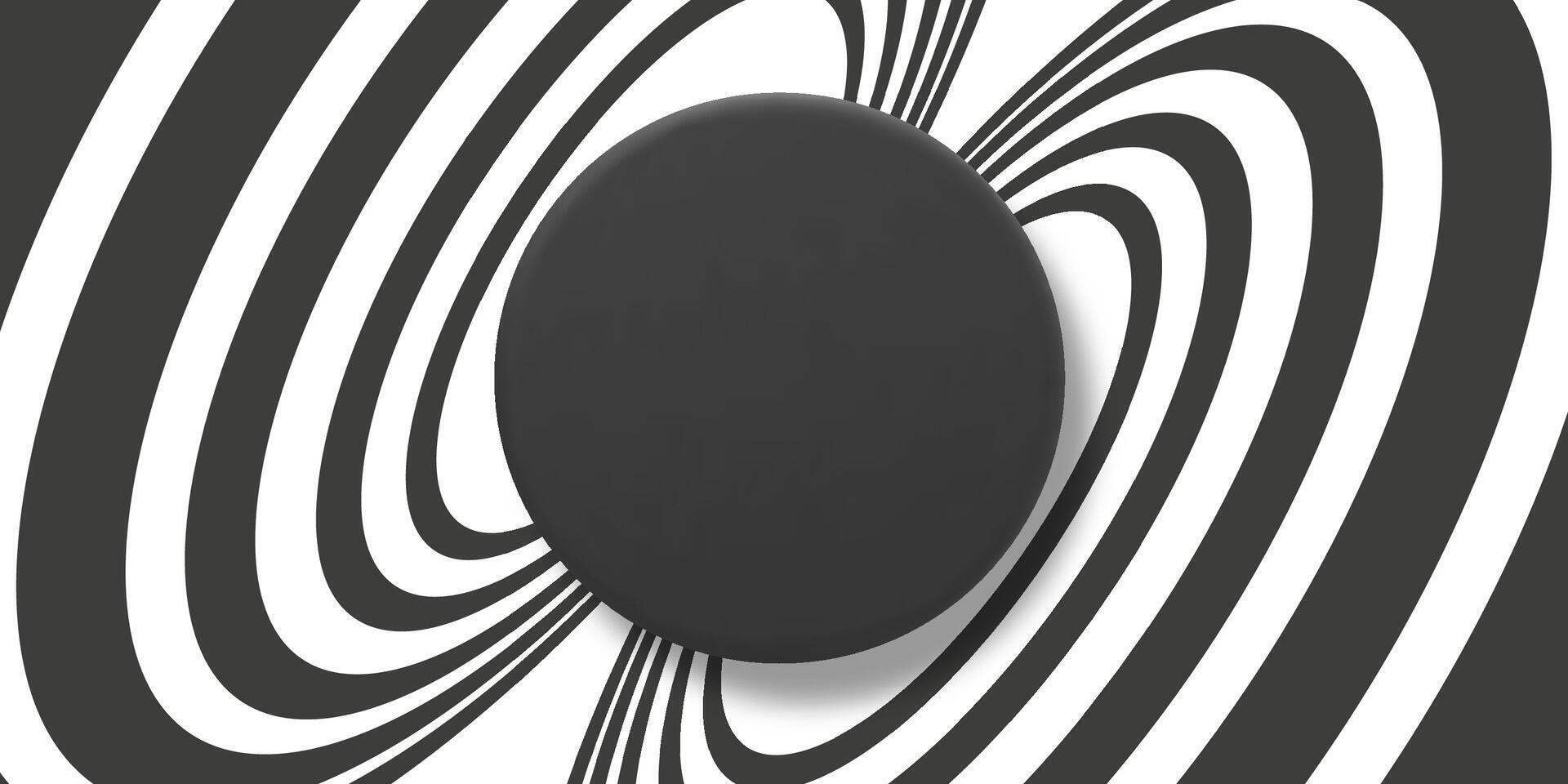 Abstract lines design.Round template for lettering and advertising. vector
