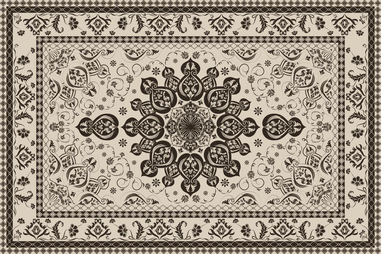 Add a touch of class to your work with these beautiful Persian carpet patterns vector