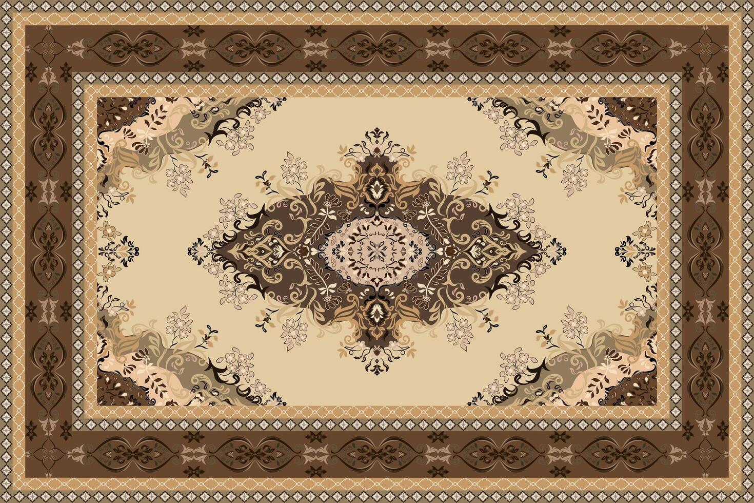 Add depth and character to your designs with the beauty of Persian carpet patterns vector