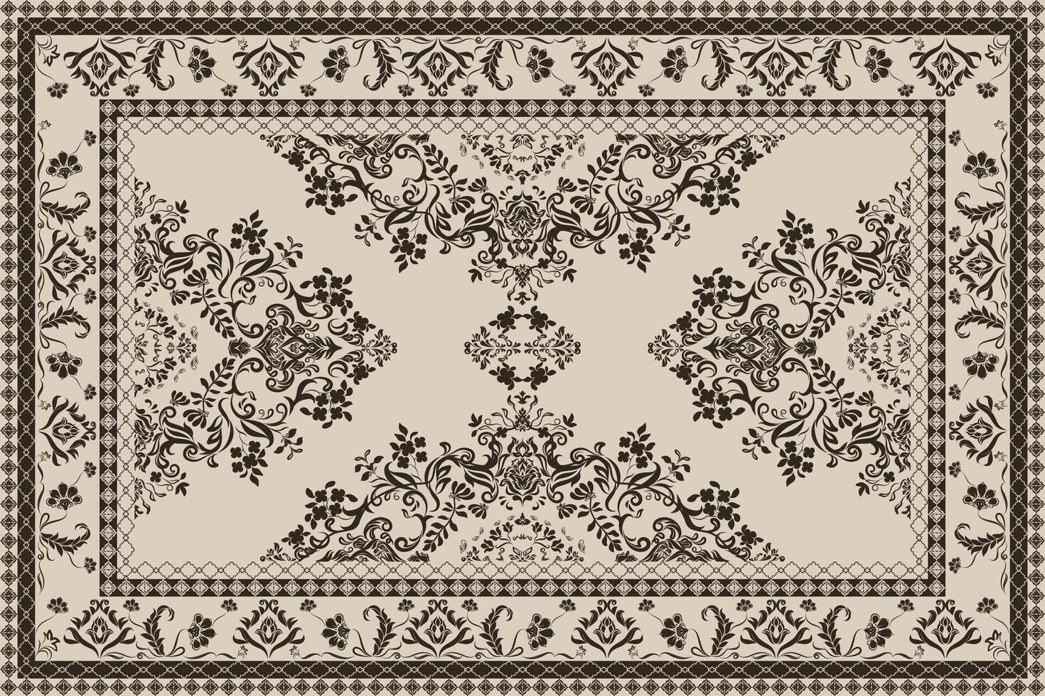 Add a touch of heritage to your work with beautiful Persian carpet patterns vector