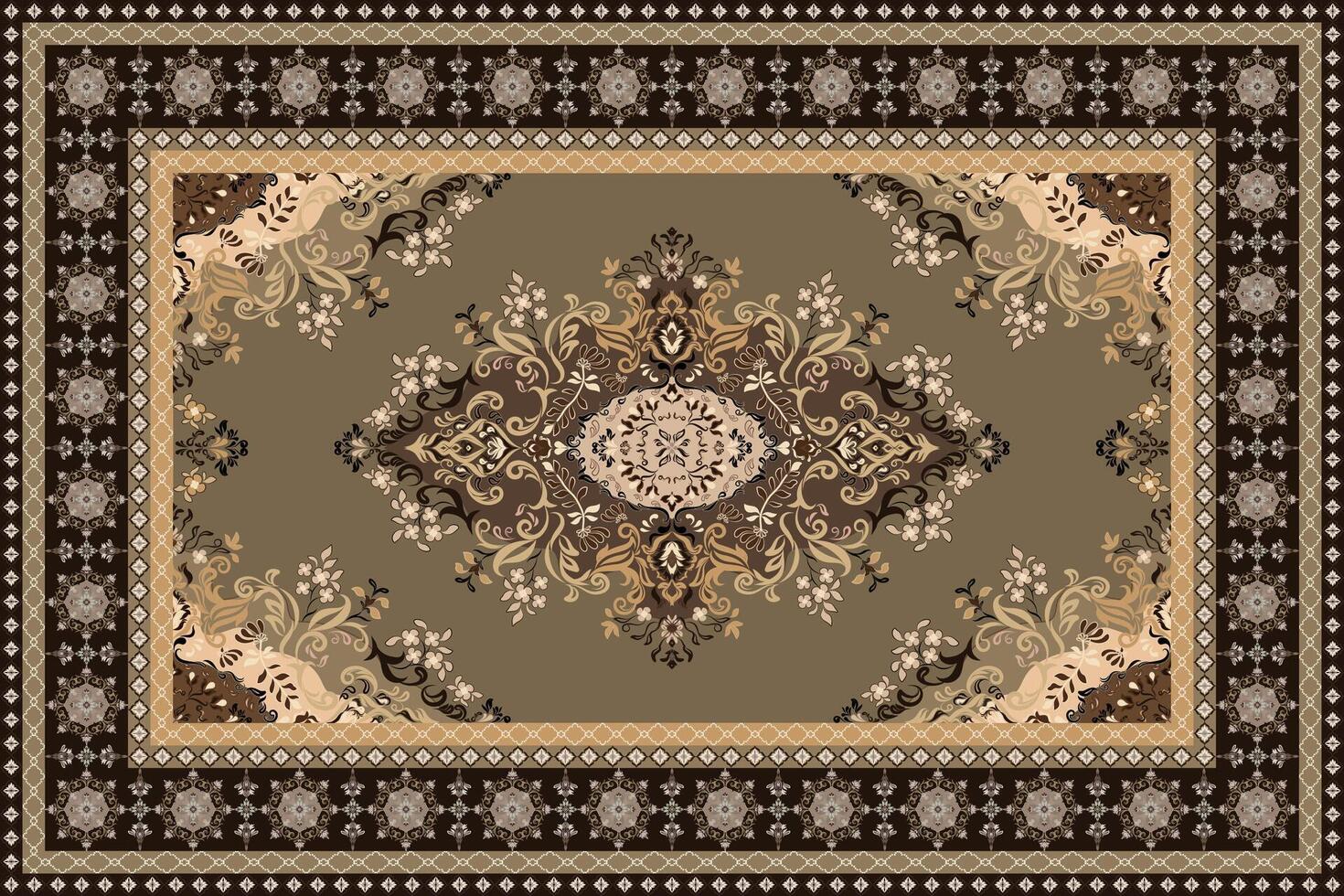 Bring warmth and sophistication to your designs with these exquisite Persian carpet patterns. vector