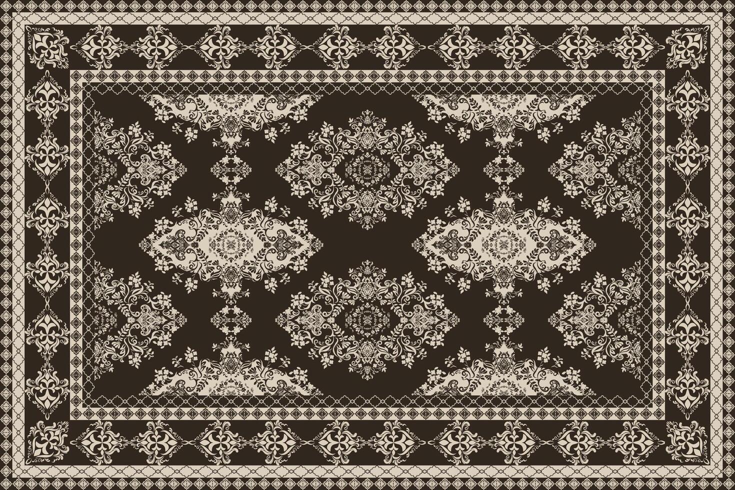 Transform your creative works with the timeless allure of Persian carpet patterns vector