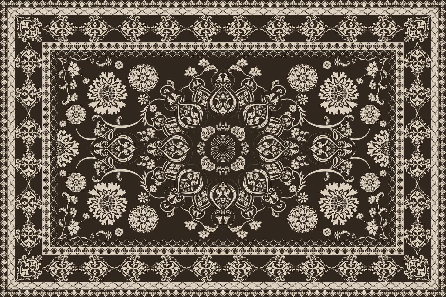 Incorporate the intricate artistry of Persian carpets into your designs with these patterns vector