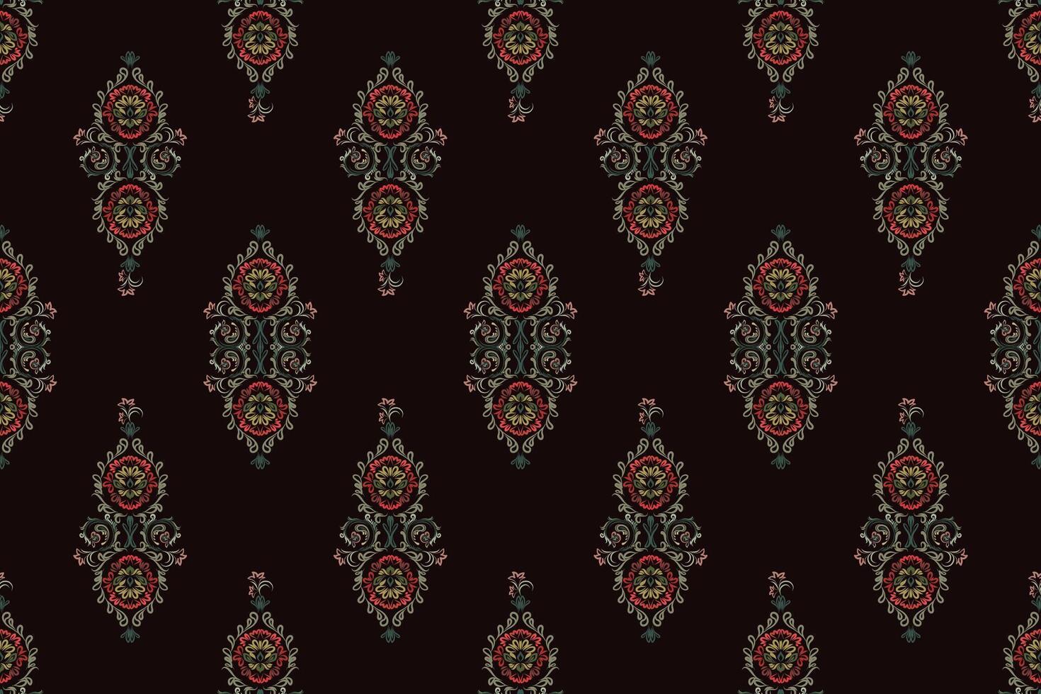 Add a classic touch to your designs with this beautiful damask pattern vector