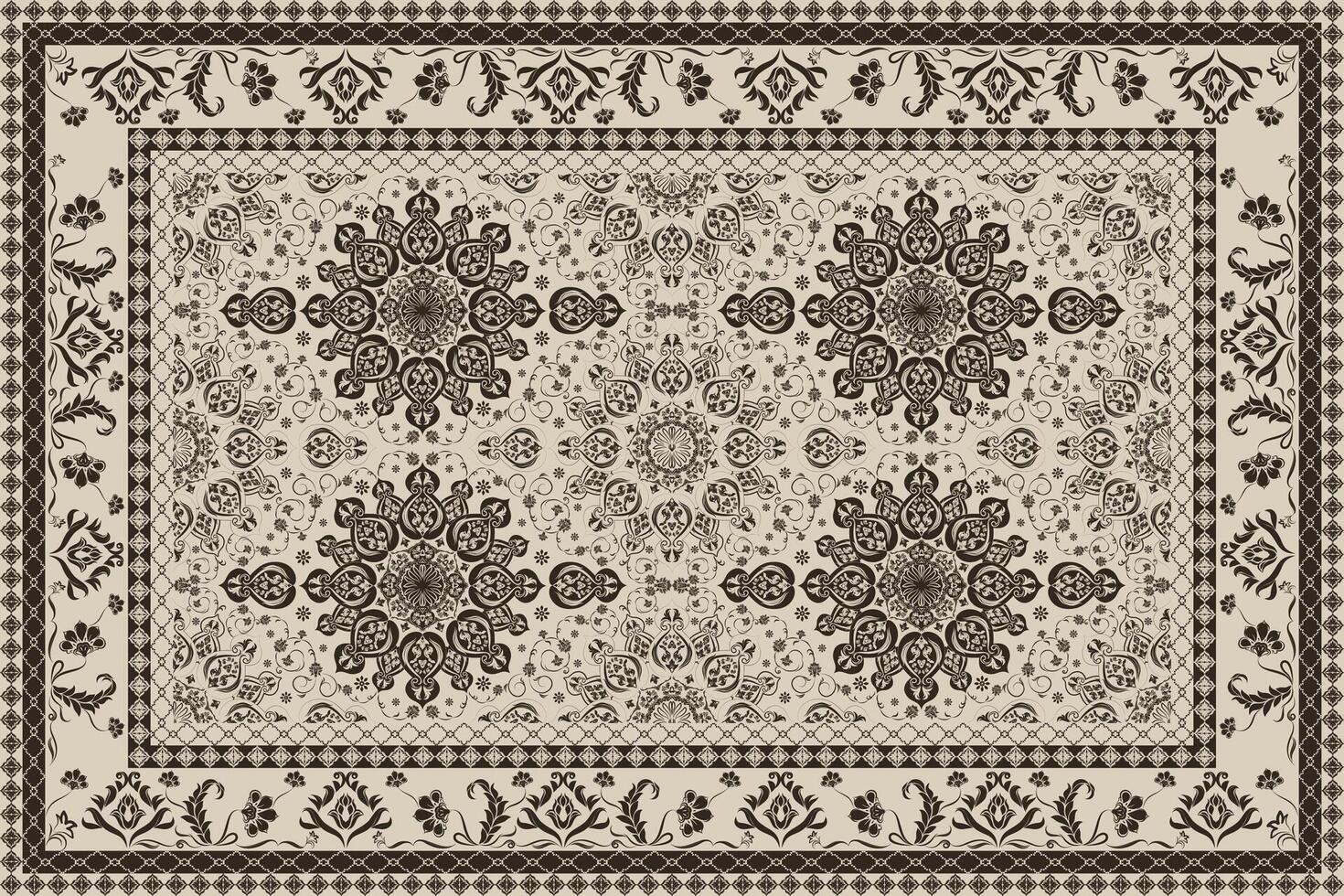 Transform ordinary projects into extraordinary ones with these exquisite Persian carpet patterns vector