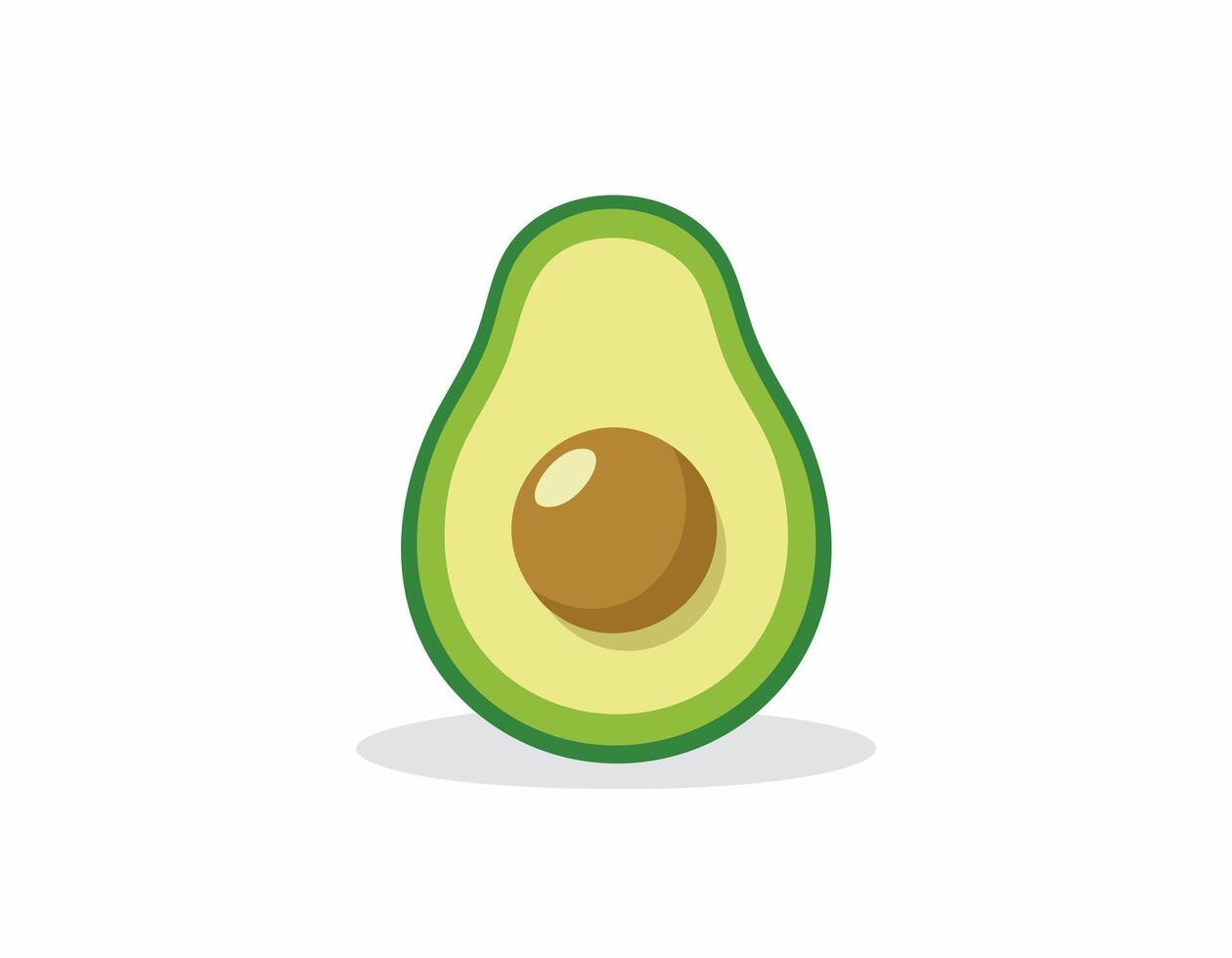Avocado icon illustration vector