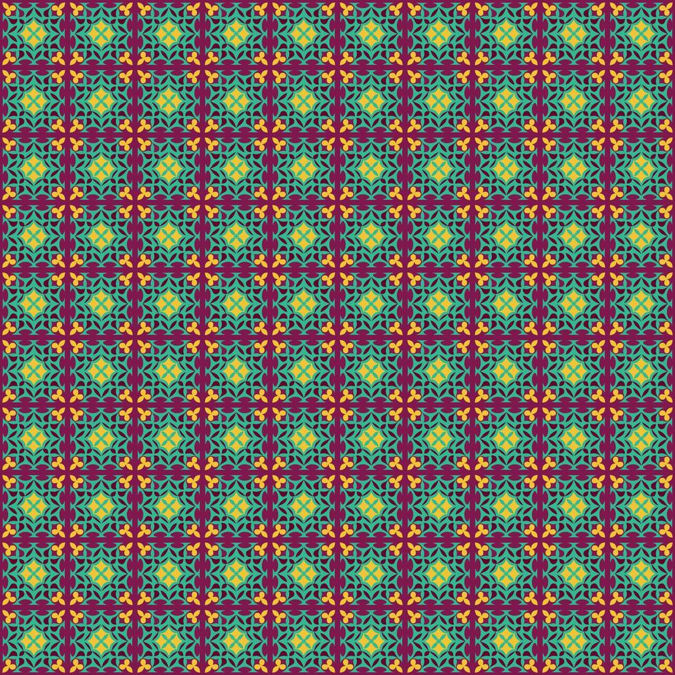 A colorful pattern with a geometric design vector