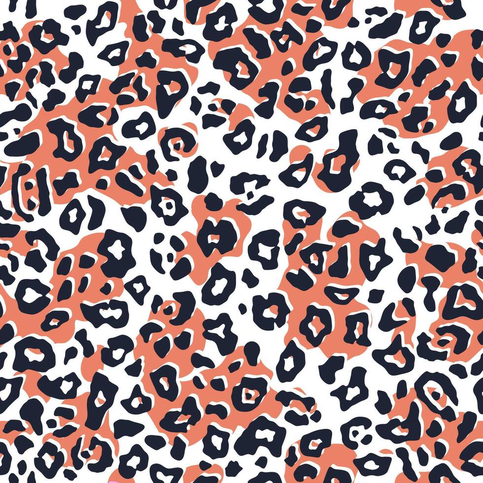 Leopard seamless pattern. Animals trendy background. for print, card, postcard, fabric, textile. Modern ornament of stylized skin vector