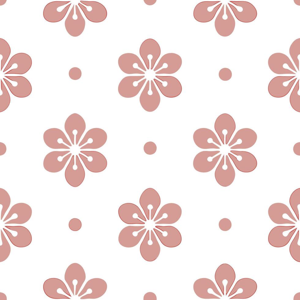 Delicate spring nature seamless pattern with soft floral arrangements and minimalistic backgrounds for refined decor concept as Soft spring nature pattern with delicate flowers and Seamless Set vector
