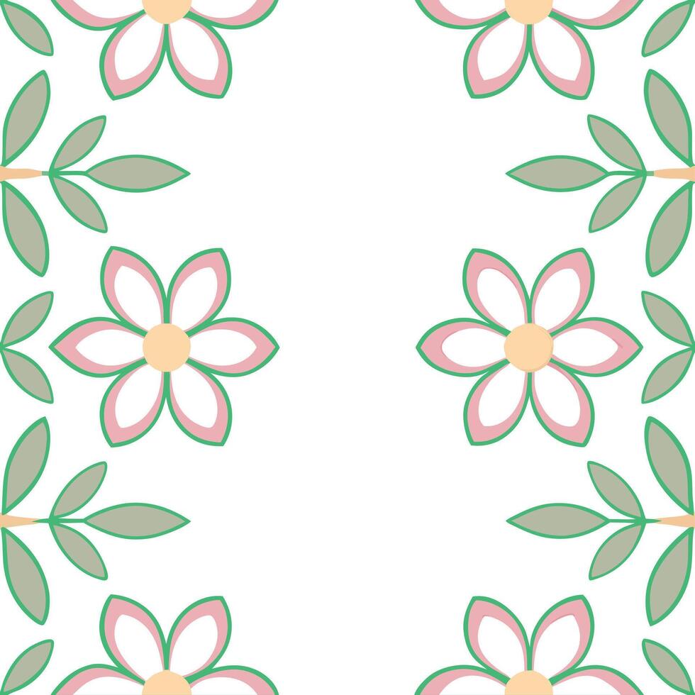 Spring floral seamless pattern with soft gradients and watercolor textures for delicate spring projects concept as Delicate floral pattern featuring soft gradients and watercolor t Seamless Set vector