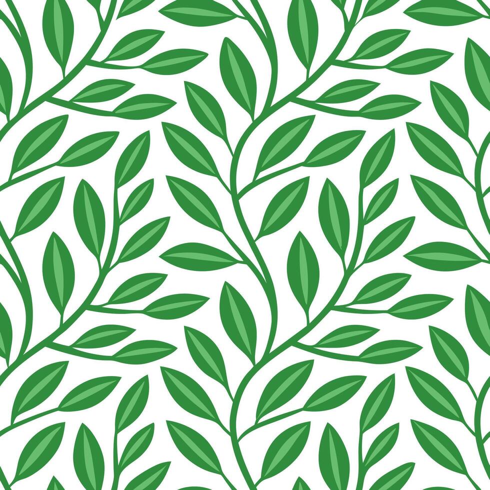 Abstract spring nature seamless pattern with organic lines and vibrant greens for modern botanical designs concept as Bold abstract spring nature pattern with organic lines and vib Seamless Set vector