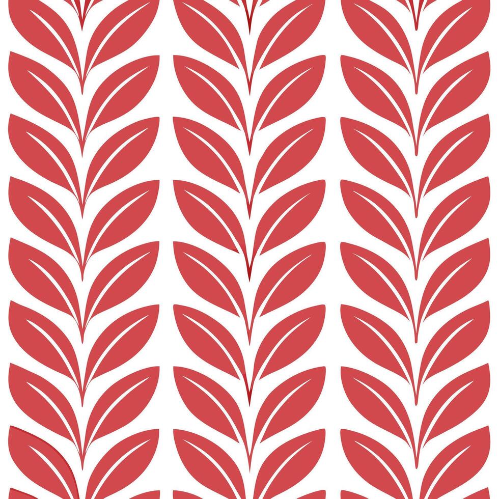 Bold spring leaves seamless pattern with large scale leaves and bright contrasting colors for striking designs concept as Bold large spring leaves pattern featuring bright contrast Seamless Set vector