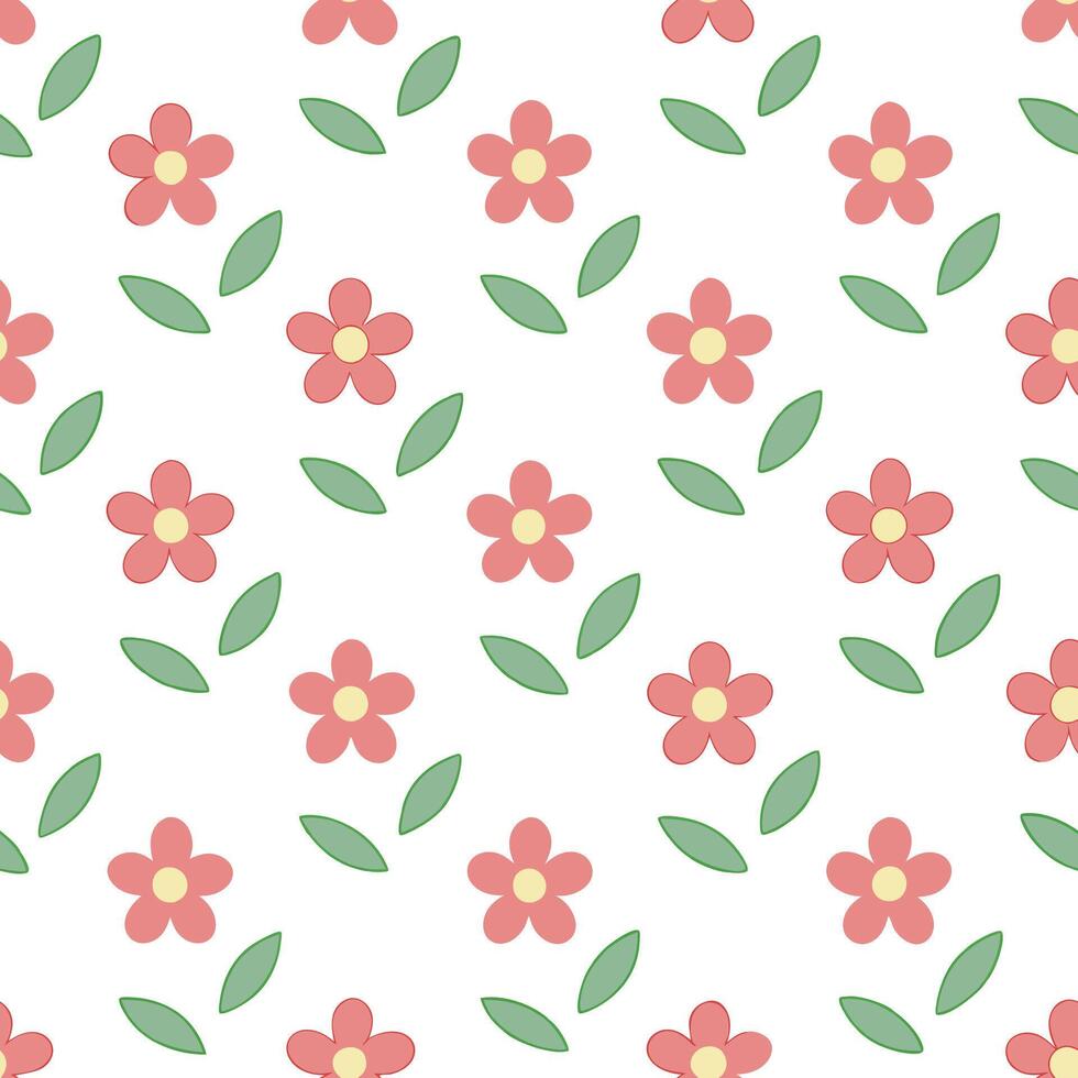Fresh spring floral seamless pattern with tiny delicate blooms and pastel color tones for elegant designs concept as Elegant spring floral pattern with delicate blooms and pastel t Seamless Set vector