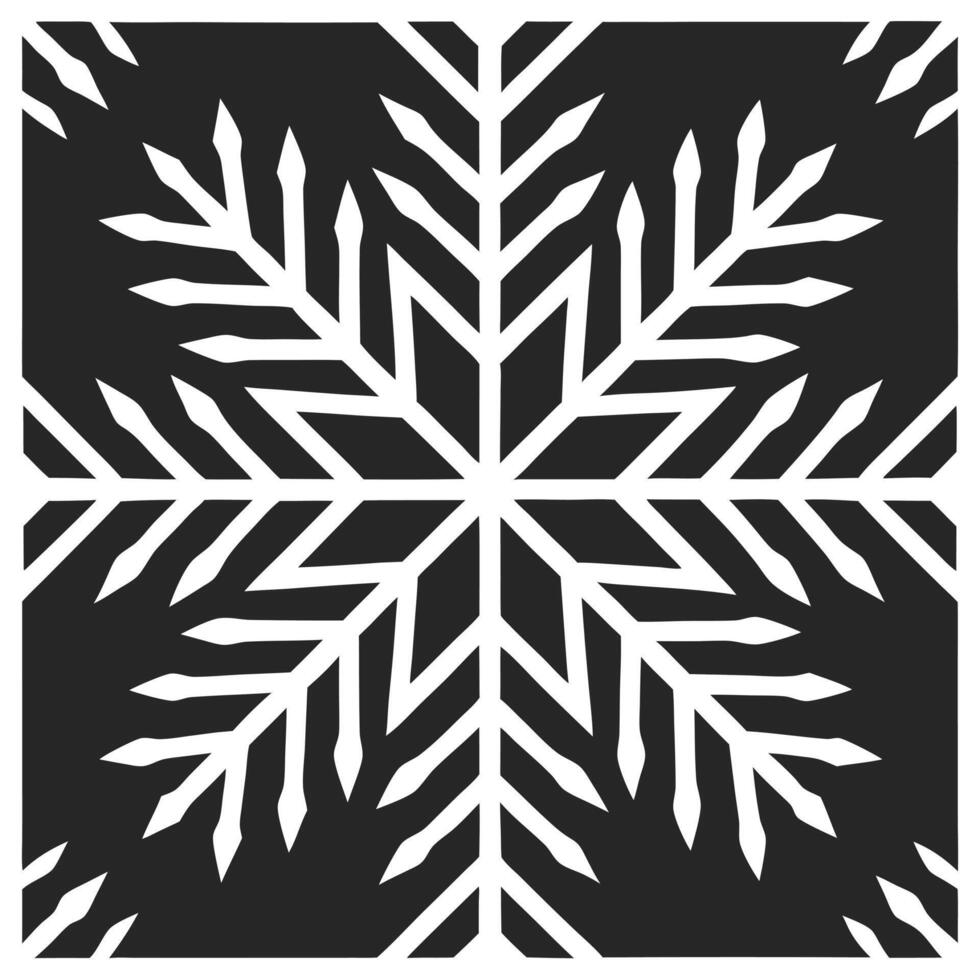 Winter trees seamless pattern with frozen branches snowflakes and icy textures for a cold dramatic winter landscape concept as Frozen winter trees pattern with icy branches and sno Seamless Set vector