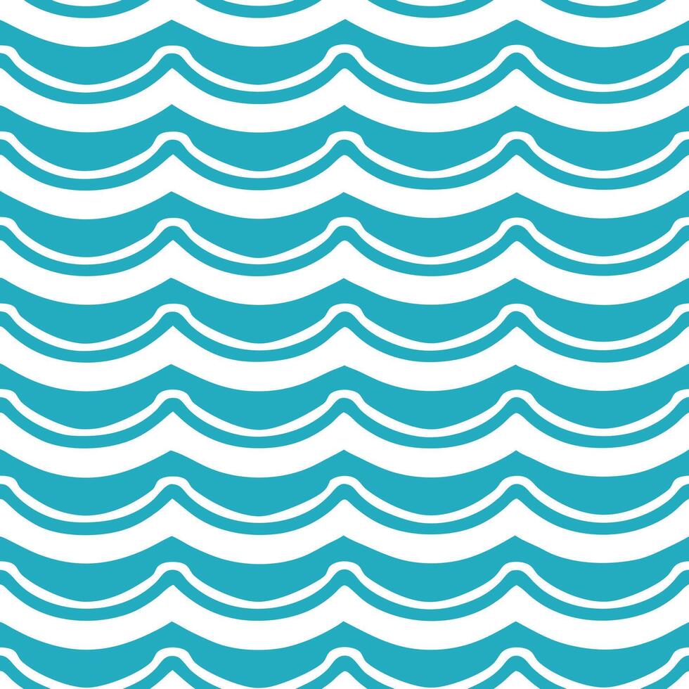 Dynamic summer waves seamless pattern with high energy waves and vibrant colors for lively beach projects concept as Lively beach wave pattern with high energy waves and vibrant co Seamless Set vector