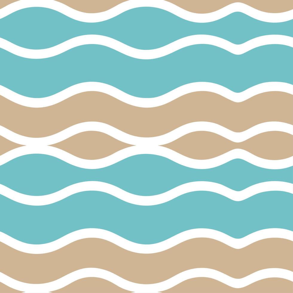 Coastal summer waves seamless pattern with sandy textures and ocean foam for realistic beach visuals concept as Realistic beach wave pattern with sandy textures and ocean foam perf Seamless Set vector