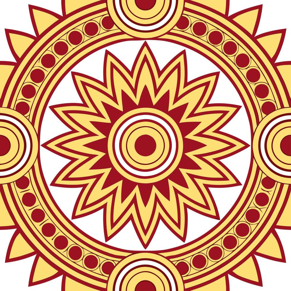 Local motifs seamless pattern with rich saturated colors and ethnic symbols for a powerful cultural visual concept as Saturated colors and ethnic symbols woven into local motifs fo Seamless Set vector