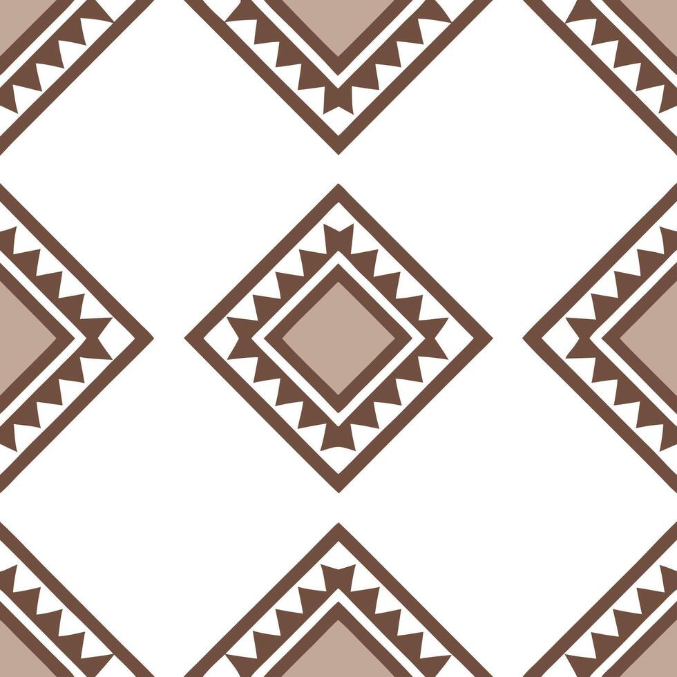 Traditional textiles seamless pattern with diamond shapes and earthy color palette for a grounded cultural design concept as Grounded traditional textile patterns with diamond shap Seamless Set vector