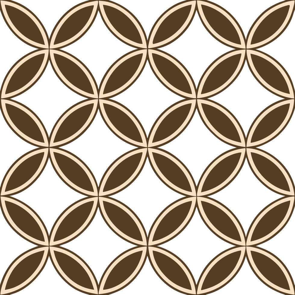 Local motifs seamless pattern with geometric shapes and earthy tones for a modern grounded cultural look concept as Grounded local motifs in geometric shapes with earthy tones for Seamless Set vector
