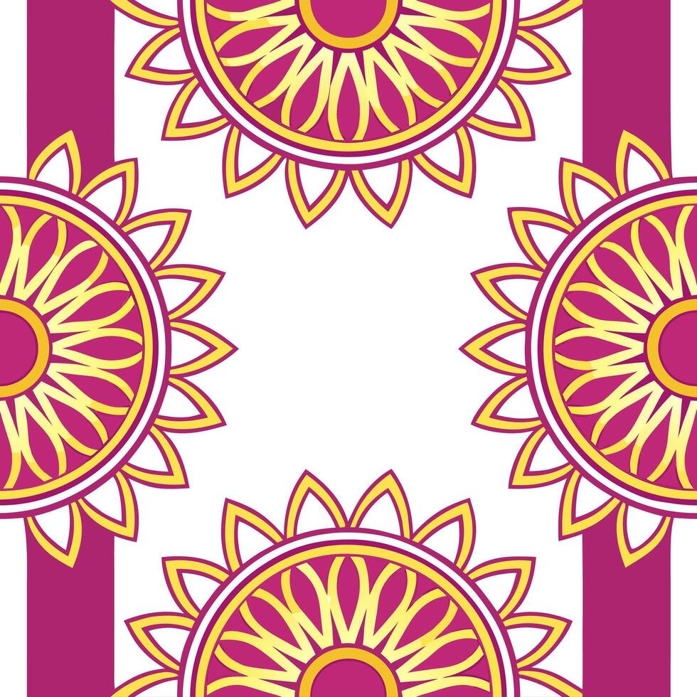 Cultural prints seamless pattern with vibrant folkloric motifs and contrasting color schemes for a striking design concept as Vibrant folkloric motifs and contrasting color schemes Seamless Set vector