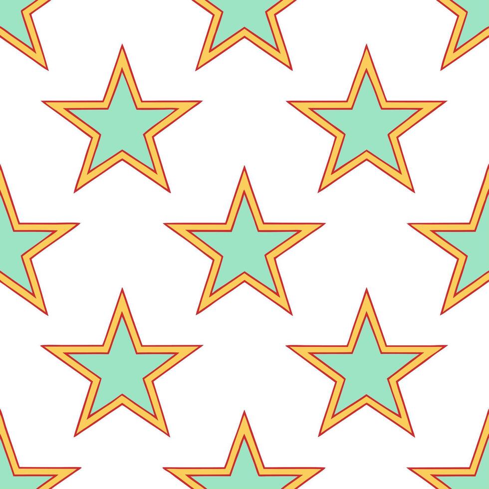 Vibrant retro polygon seamless tiles neon colors on white background excellent for nightlife themes concept as Creating vibrant seamless tile with retro polygons in neon colors on Seamless Set vector