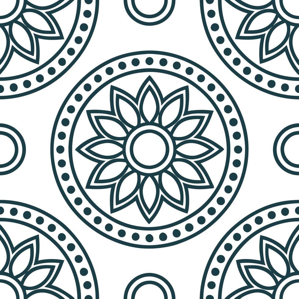 Ethnic graphics seamless pattern with traditional symbols and modern design elements for a fusion cultural aesthetic concept as Traditional symbols combined with modern design elem Seamless Set vector