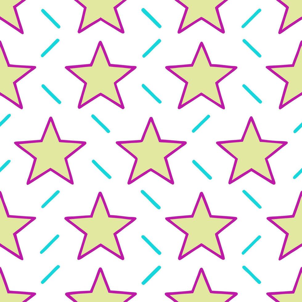 Design a seamless pattern featuring retro gradients with geometric shapes in vibrant neon colors for a bold 80s aesthetic. concept as Create a repeating pattern combining vivid neo Seamless Set vector