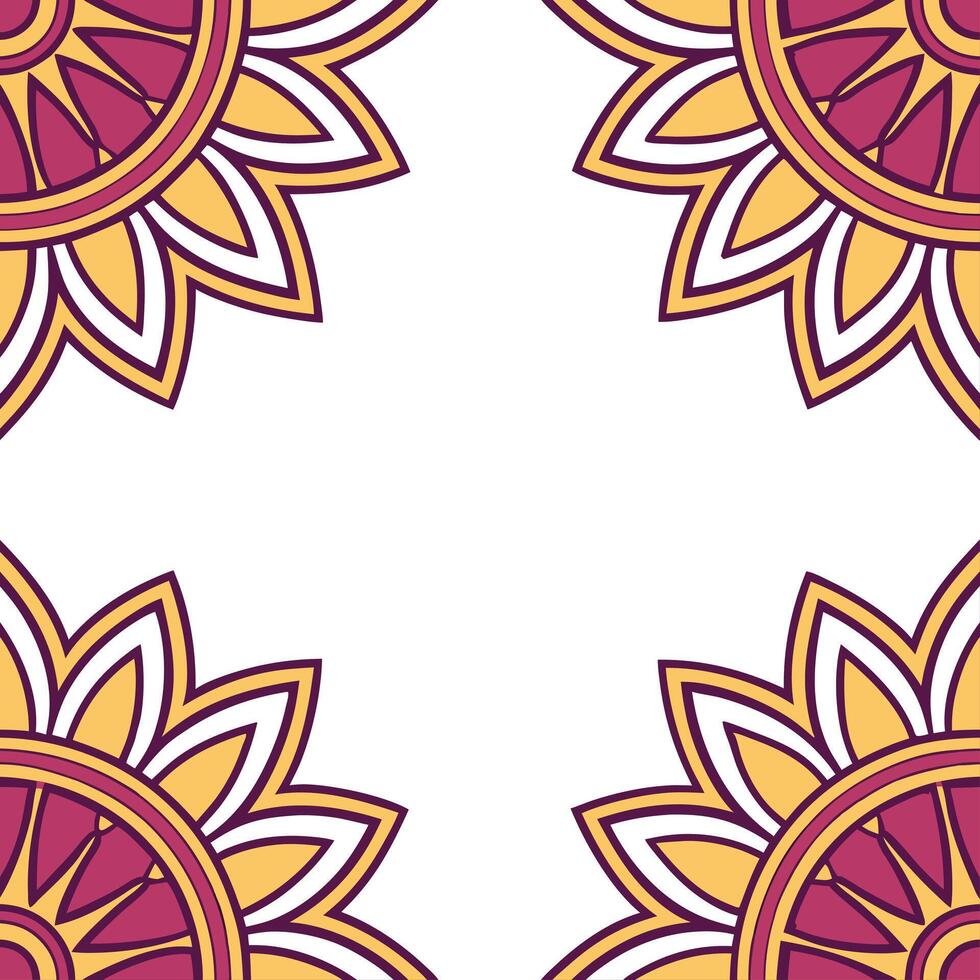 Ethnic graphics seamless pattern with abstract art elements and vibrant color contrasts for a modern cultural aesthetic concept as Abstract art elements and vibrant color contrasts Seamless Set vector