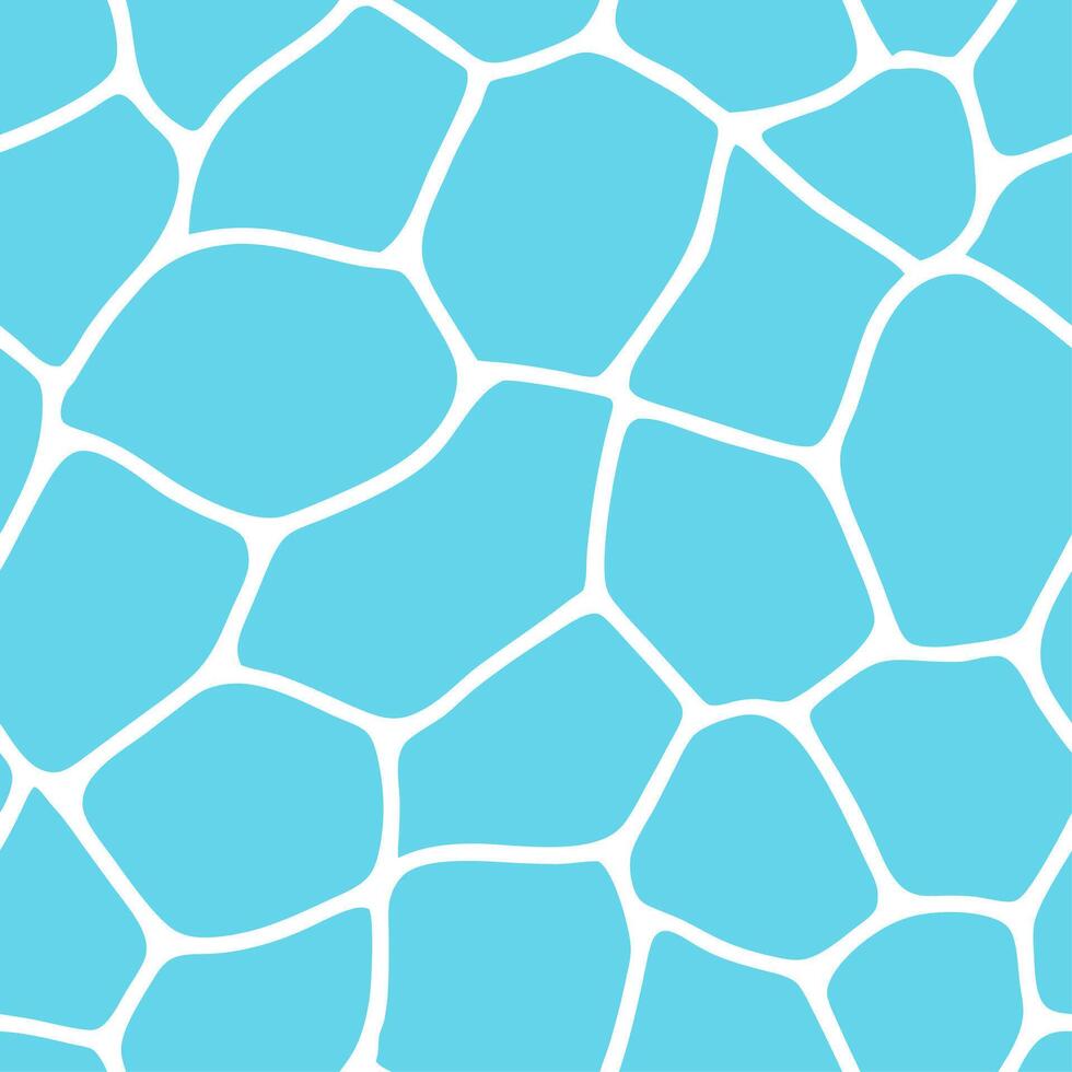 Crystal clear blue water seamless tile pattern with gentle ripples symbolizing beach tranquility concept as Crystal clear blue water with gentle ripples creates a seamless tile pat Seamless Set vector