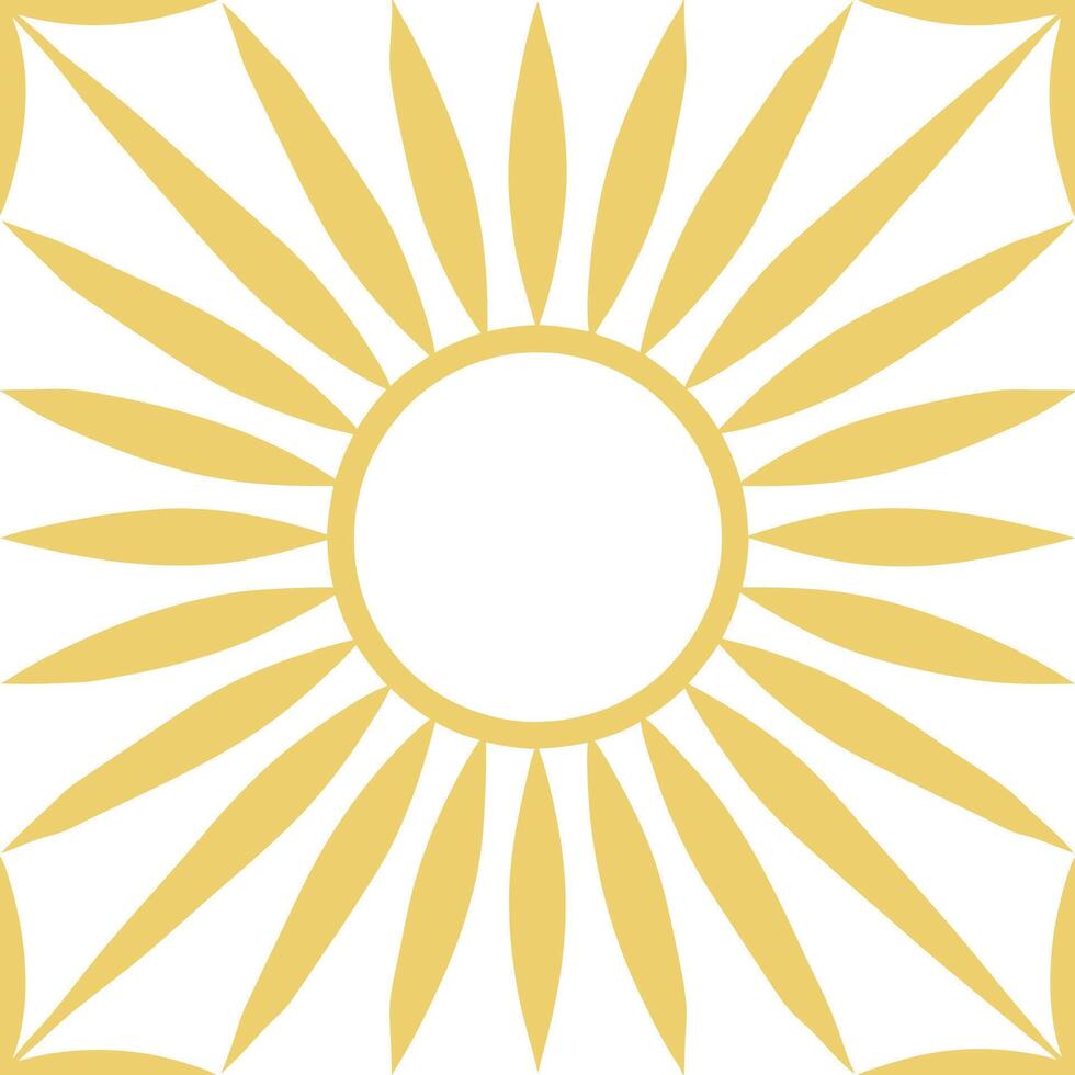 Golden glow of spring sunshine seamless tile pattern with soft highlights and radiant warmth concept as A golden glow of spring sunshine with soft highlights creates a radiant warm Seamless Set vector