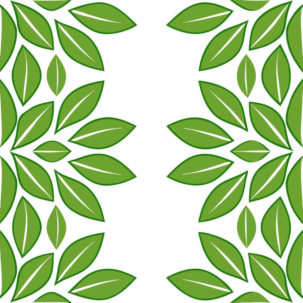 Radiant spring sunlight filtering through leaves seamless tile pattern with fresh greenery concept as Radiant sunlight filtering through leaves creates a seamless tile pattern with Seamless Set vector