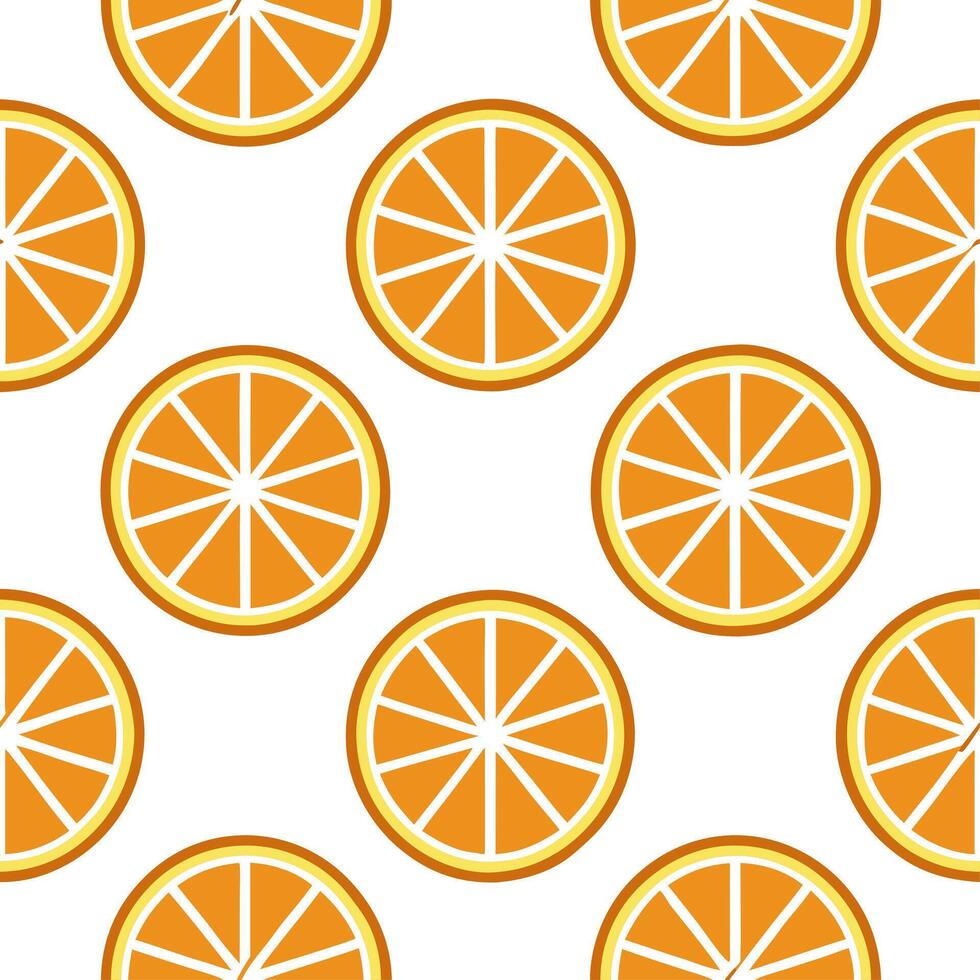 Fresh citrus fruits seamless tile pattern with bright orange and yellow tones perfect for a sunny summer vibe concept as Bright orange and yellow citrus fruits create a fresh vibra Seamless Set vector