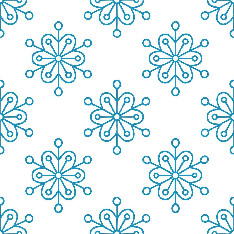 Icy snowflake swirl seamless tile pattern with elegant curves and sparkling frost concept as Elegant swirling snowflakes with sparkling frost create an icy snowflake swirl seamless Seamless Set vector