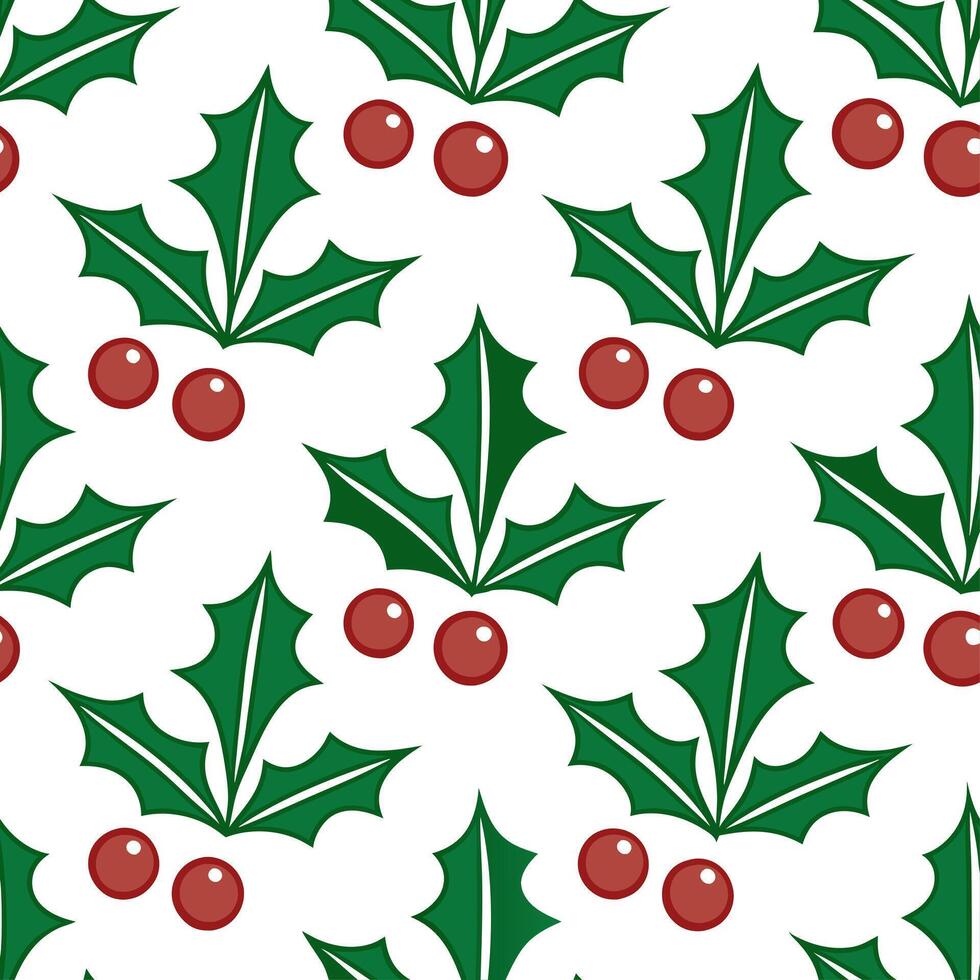 Autumn berries and vines seamless tile pattern with deep reds and vibrant greens concept as Deep red berries and vibrant green vines create an autumn berries and vines seamless til Seamless Set vector