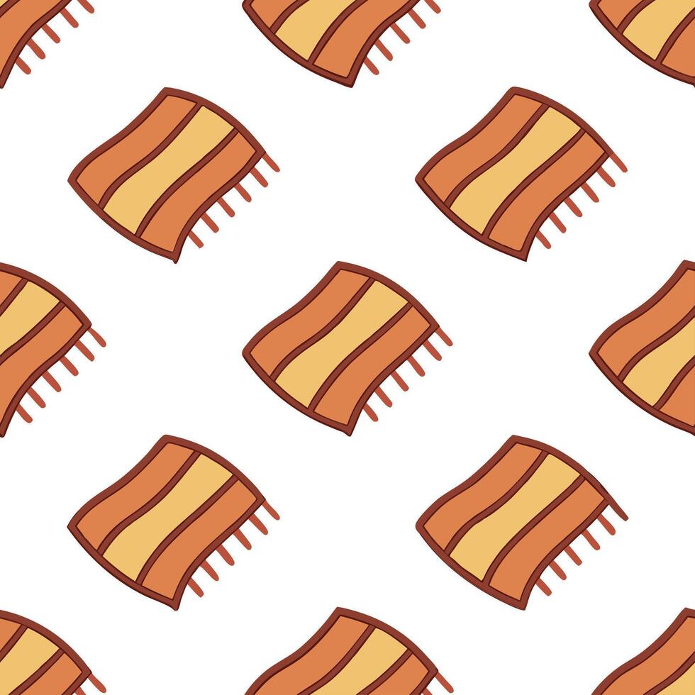 Cozy autumn knitted blanket seamless tile pattern with warm colors and textured details concept as Warm colors and textured knit details create a cozy autumn knitted blanket seamle Seamless Set 2 vector