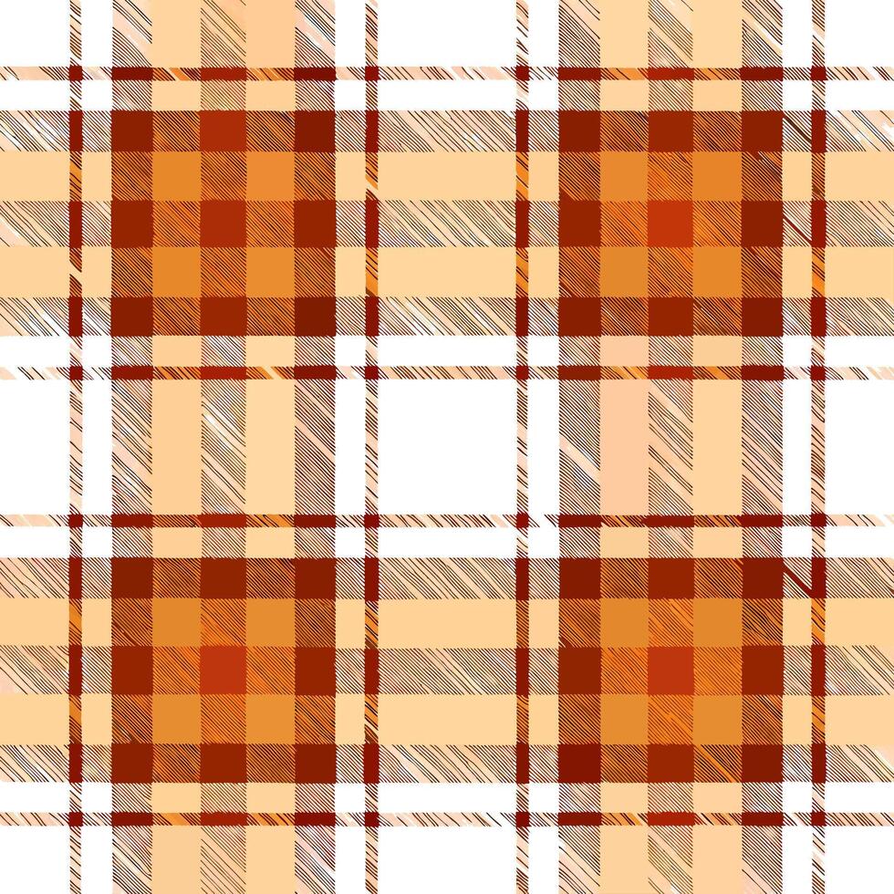 Cozy autumn plaid blanket seamless tile pattern with warm colors and classic design concept as Warm colors and classic plaid design create a cozy autumn plaid blanket seamless tile Seamless Set vector